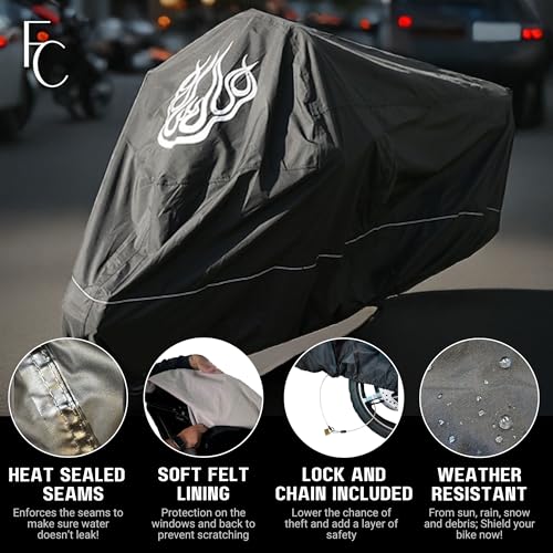 image for Formosa Covers | Motorcycle Cover, Premium Waterproof Outdoor Protecti
