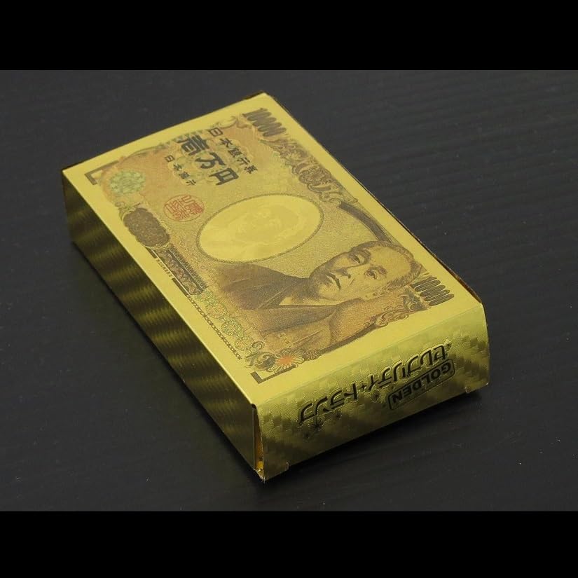 Amazon.co.jp: ゴールデン セレブリティトランプ（壱万円 福沢諭吉 金