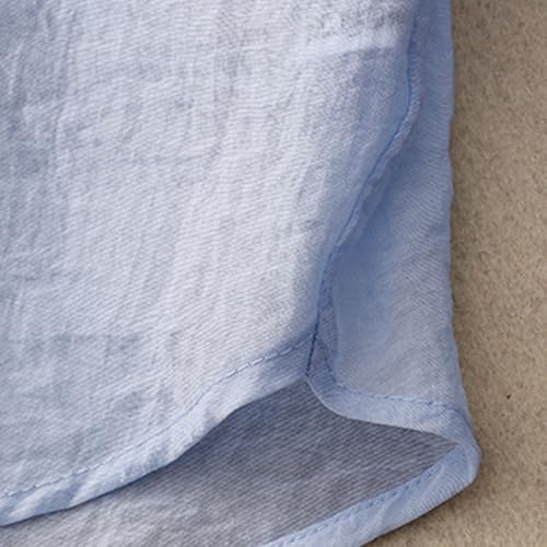 Women's Linen Sun Protection Hoodie Jacket Lightweight Long Sleeve Shirt Oversized Loose Breathable Hooded Cover Ups3