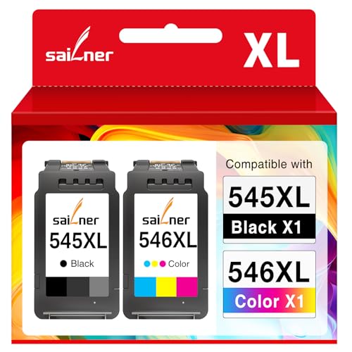 Cartouche d'encre Canon 545 546 XL pour corriger les impressions ternes sur Pixma