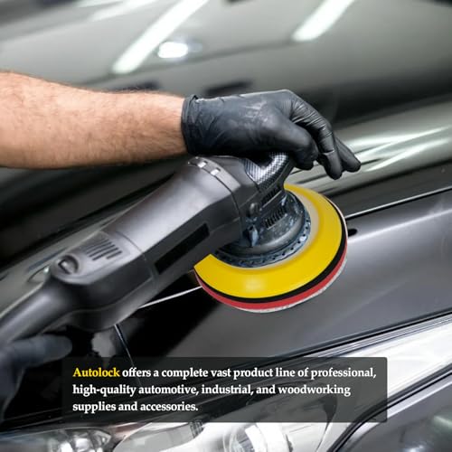Autolock Almofadas de corte de microfibra, 3 peças, almofada de microfibra de polimento de 12 cm, di