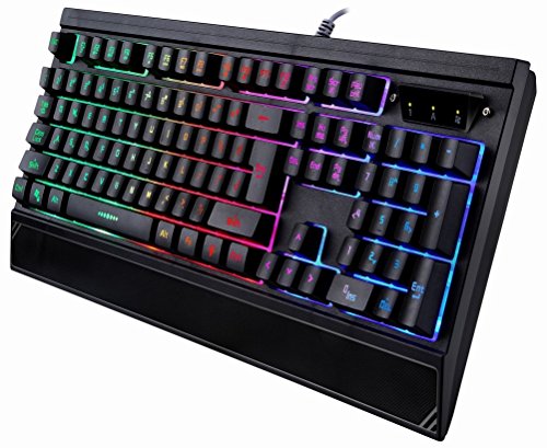 Clavier rétro-éclairé à deux couleurs avec lumière colorée de jeu