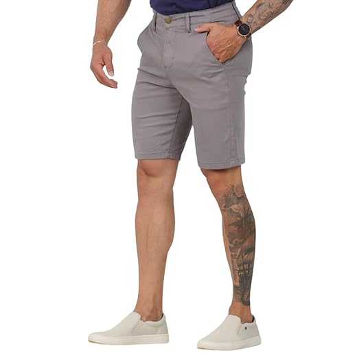 Bermuda Mascuina de Sarja com Elastano Sport Fino Elegante Homem Moderno