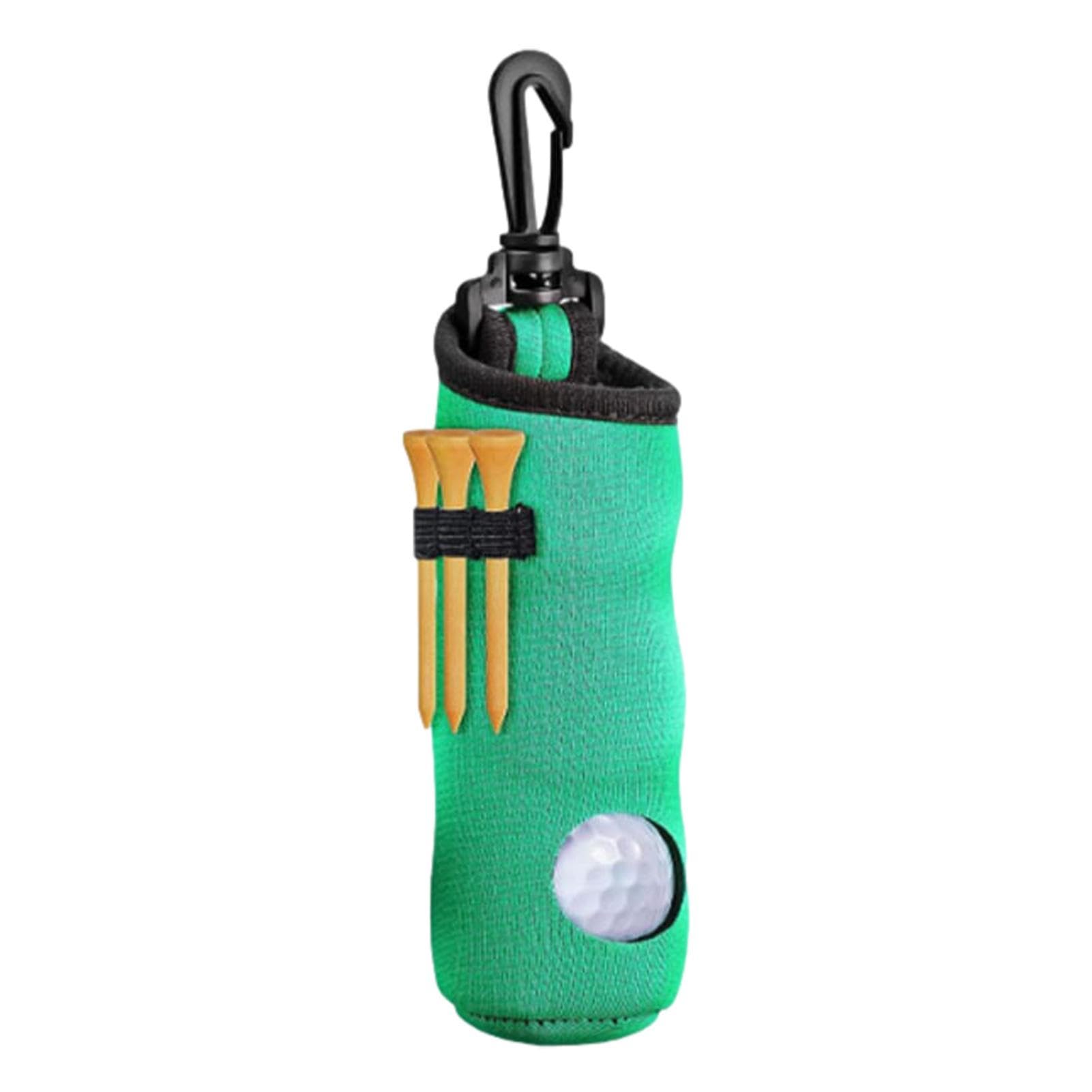 Small Golf Ball Holder - Portable Golfing Accessories Golf Bag Pouch - Golf Ball Bag Holder Clip Multifunctional Reusable Golf Ball Bag Holder Clip for All Golfers Zorq