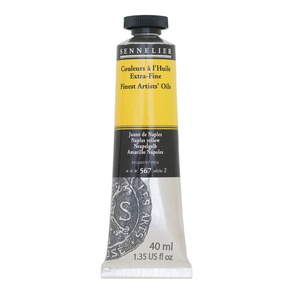 Sennelier Yellow New 40Ml Artist Oil Naples Series 2