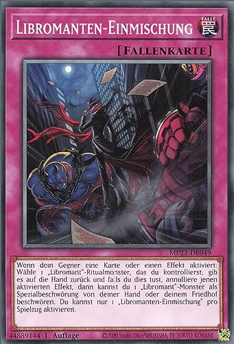 Libromanten-Einmischung MP23-DE049 Common Deutsch Boosterfrisch 1. Auflage - 25th Anniversary Tin: Dueling Heroes Mega Pack - mit ReCollectibles-Versandschutz - für Yu-Gi-Oh!
