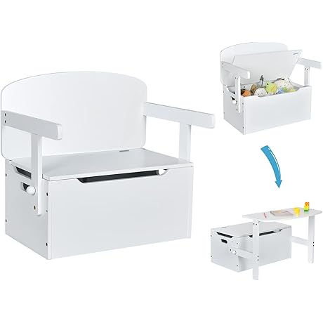 Costzon Activity Bench: Space-Saving Solution for Learning, Play, Storage