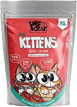 Indie Cat Kitten Chicken Meal (80 gm), Wet Food for Kitten, Gluten & Grain Free Cats Minced Meal, No Artificial Flavours, Non-Vegetarian Cat Foods Pouch - Pack of 15
