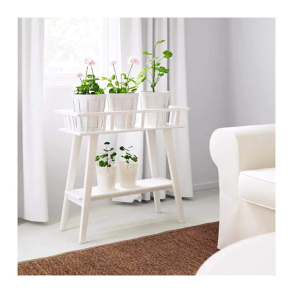 Ikea LANTLIV Plant stand, white: Buy Online at Best Price in UAE