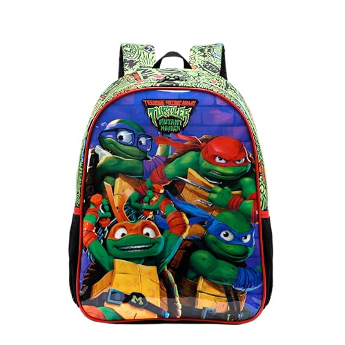 Mochila 16 Tartarugas Ninja X - 11872 - Artigo Escolar