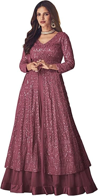 Ready to Wear Indian Pakistani Designer Salwar Suit Eid Party Wear Salwar Kameez Georgette Anarkali Suit for Women
