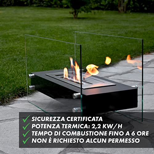 GLOW FIRE Falun Camino Etanolo da Tavolo | Fuoco