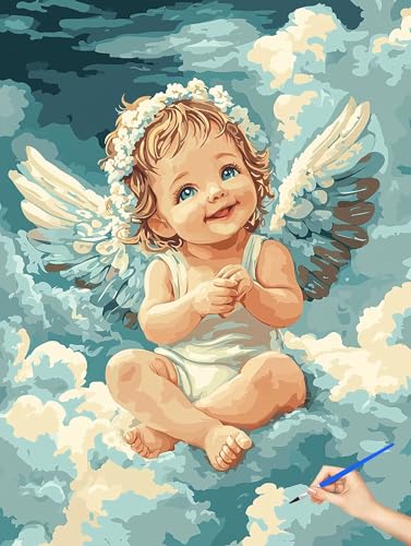 G Vg hG 킢 Paint by Numbers io[yCg q S DIY Cheerful Painting H| |ph ANLbg l̂߂̃NGCeBuȎ av[g z[ ItBX