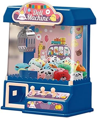 Candy Grabber Manual DIY Doll Claw Machine Toy Vending Machine Toy Doll Machine Claw Machine for Game Birthday Festival Gift Indoor , Blue