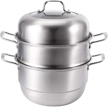 Stainless Steel Steamer, Fully Compatible, Uniform Heating, Original Heating, Easy to Clean