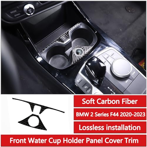 Marco para portavasos carbono para BMW 2 Series F44 miniatura 2