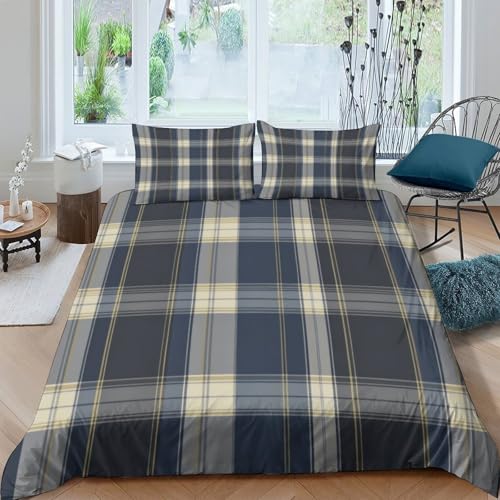 Housse de couette microfibre douce à fermeture éclair pour lit simple ado fatigué