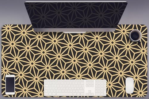 Tapis de bureau motif cubique pour protéger les tables des rayures