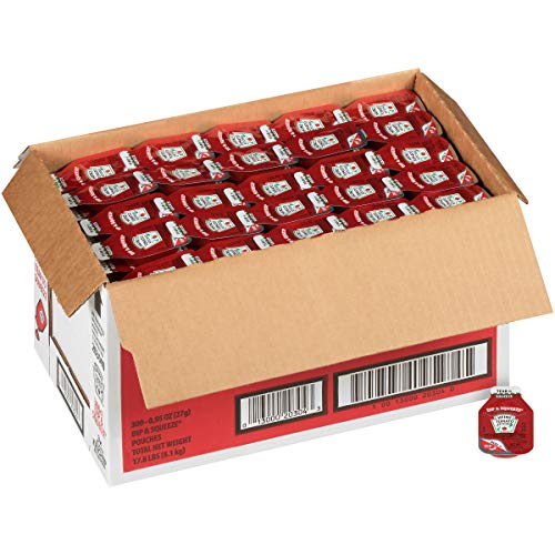 Image of Heinz Ketchup Dip & Squeeze Single Serve Packet (0.95 oz Packets, Pack of 300)