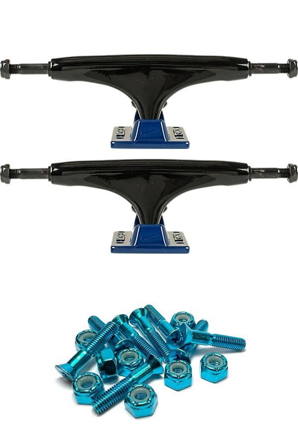 Tensor Trucks Alloy Black/Navy Skateboard Trucks - 5.0