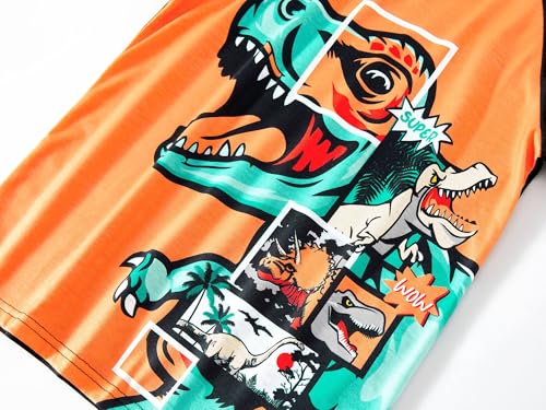 Beezizac Pajamas for Boys Game/Ninja/Dinosaur Long Sleeve & Pants PJ Size 6-183