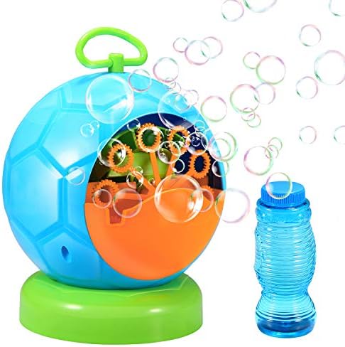 Theefun Bubble Machine, Automatic Bubble Blower Durable Maker for Kids, with 1 Bottle of Bubble Solution, Indoor Or Outdoor Use