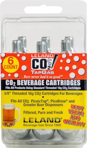 Cooler Keg 16g CO2 Cartridges