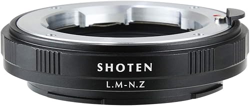 SHOTEN Adaptador para lente de montaje Leica LM Zeiss M VM a cámara Nikon Z Mount Z6 Z7