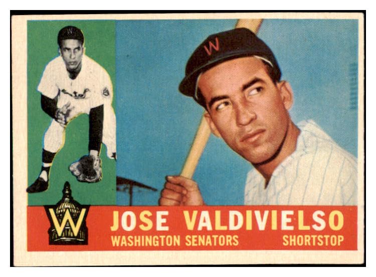 1960 Topps #527 Jose Valdivielso Senators EX+/EX-MT 477118 Kit Young Cards