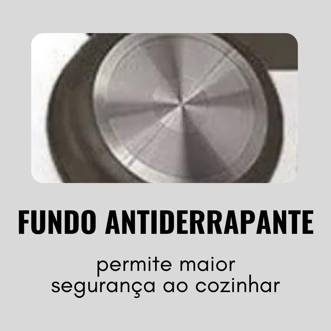 Jogo De Caçarolas 05 Peças Preto Com Tampa De Vidro E. Veja Isto! 6 518Ojdhhecl. Ac Sl1080