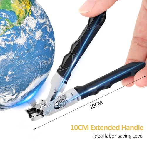 Euqvunn Nail Clippers-Ergonomic Angled Head Nail Clippers for Thick Nails - Image 3