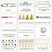 BCMRUN Knitting Tools Accessories 56Pcs, Sewing Knitting & Crochet Knitting Kit Supplies with Carring Case,Crochet Starter Kit with Seam Rippers, Measuring Tape,Stitch Holders & Markers,Scissors Etc