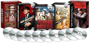 DVD Best of the West: (Bat Masterson, Dead Mans Gun, The Young Riders, Charles Bronson, Great Westerns) Amazon Exclusive Book