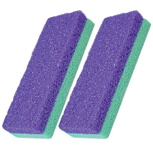 Professional Pedicure Foot Pumice Stone for Feet Skin Callus Remover and Scrubber for Dead Skins 2 Sided (Pack of 2)