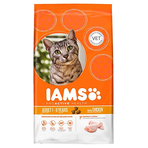 IAMS Alimento seco para Gatos con Pollo Fresco, Comida Seca para Gatos Adultos de más de 1 año, 10 kg