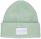 ONLY Damen Onlalpha Life Patch Rib Beanie Acc M tze, Silt Green, Einheitsgröße EU