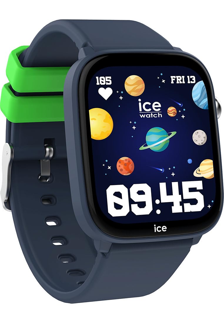Ice-Watch - ICE smart junior 3.0 Find My - Geolokalisierbare Kinderuhr mit Silikonarmband (1,75 Zoll) - FIND MY-kompatibel, Ohne Abo und ohne SIM-Karte