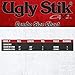 Ugly Stik 6’6” GX2 Baitcast Fishing Rod and Reel Casting Combo, Ugly Tech Construction with Clear Tip Design, 6’6” 2-Piece Rod