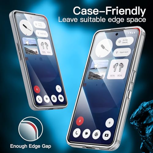 Image of JETech Tempered Glass Screen Protector Guard for Nothing Phone 3a / 3a Pro with Easy Installation Tool, Case-Friendly, HD Clear, 3-Pack