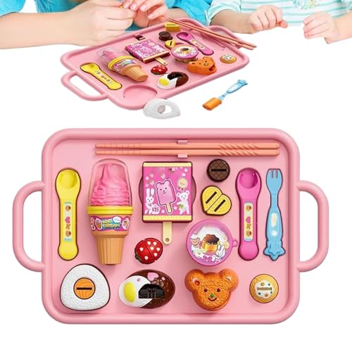 Juego de Imitación de Alimentos - Accesorios de Juego de Roles y Disfraz | de Imitación de Postres | para Niños y Niñas en Edad Preescolar Kindergarten Familias en IEF Juegos de Rol Cumpleaños Oc