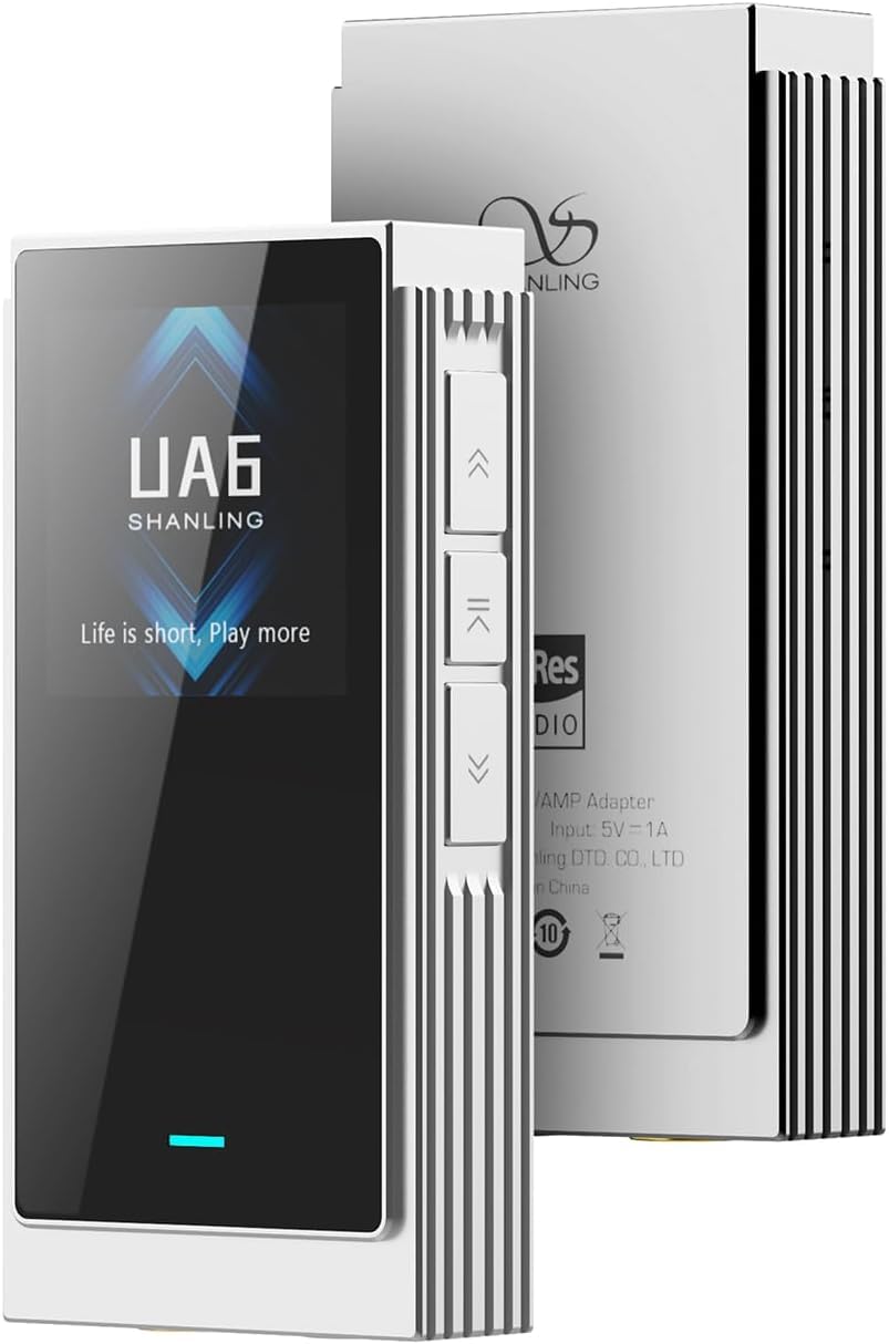 SHANLING UA6 Headphone Amplifier, Portable USB DAC Amp, CS43131x4 DAC, 768kHz/32bit DSD512, 1.3IN Display, for Android/iOS/Mac/Windows, 3.5/4.4mm/SPDIF Output, up to 361mW@32Ω Output (Grey)-image-38