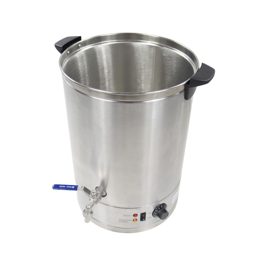 Wachs- und Koch Schmelzkessel (20L) aus Edelstahl zum Kerzen gießen ziehen oder für Glühwein Honigwein