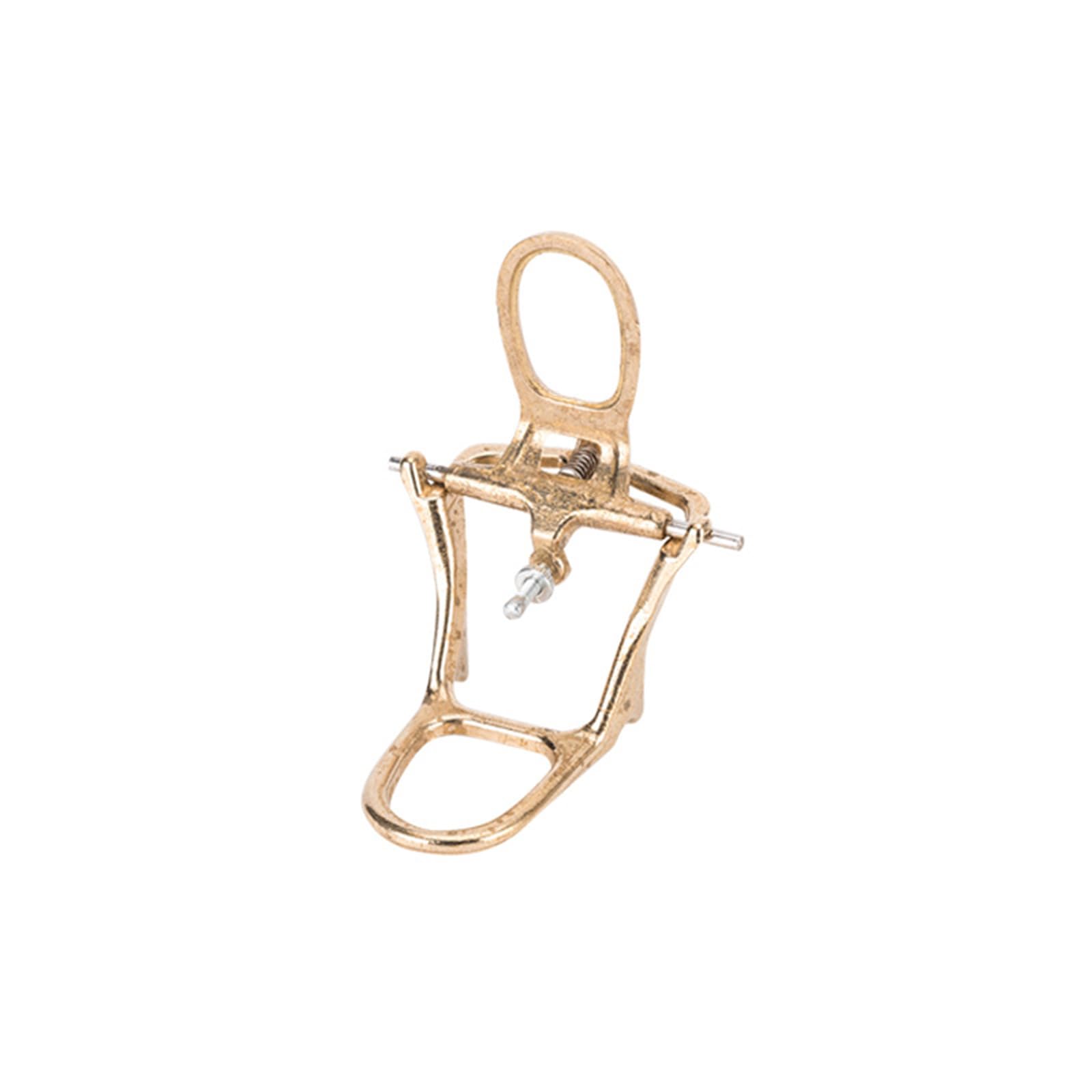Articolatore per Laboratorio odontotecnico, articolatore per Protesi Rivestito in Ottone Regolabile Strumenti per Laboratori dentali,Ottone,10cm