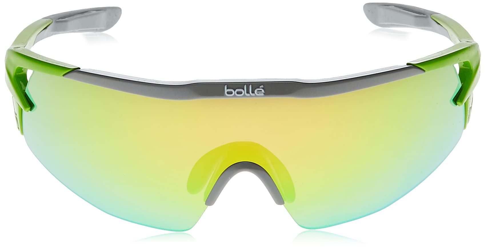 Bollé Aeromax Sunglasses For Men - Matte White/Blue Frame With B-Clear Blue/Violet Lens - View #4