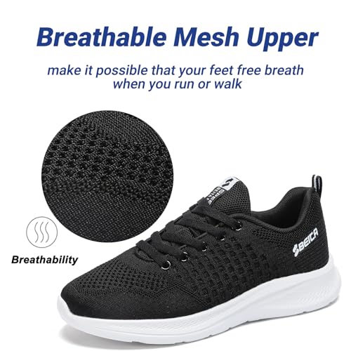 Image of Beita Women's Width Walking Shoes Wedge Running Tennis ActiveFloat Non-Slip Comfortable Breathable Sports Athletic Rubber Outsole Sneakers, Breathable,Workout, Gym, Fashion