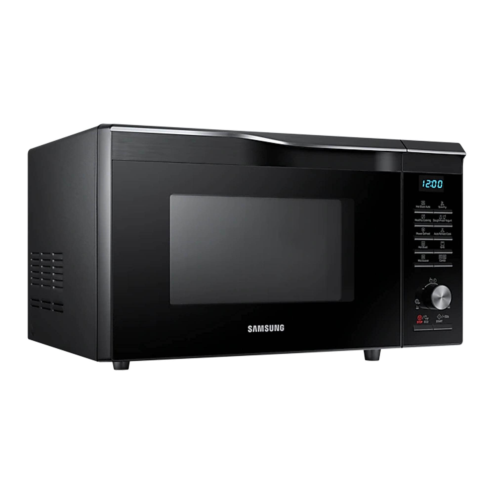Samsung MC2BM6035KK/EG kuchenka mikrofalowa z grillem i gorącym powietrzem, 900 W, 28 komora gotowania, szerokość 51,7 cm, odporne na zarysowania ceramiczne wnętrze emaliowane, technologia HotBlast,