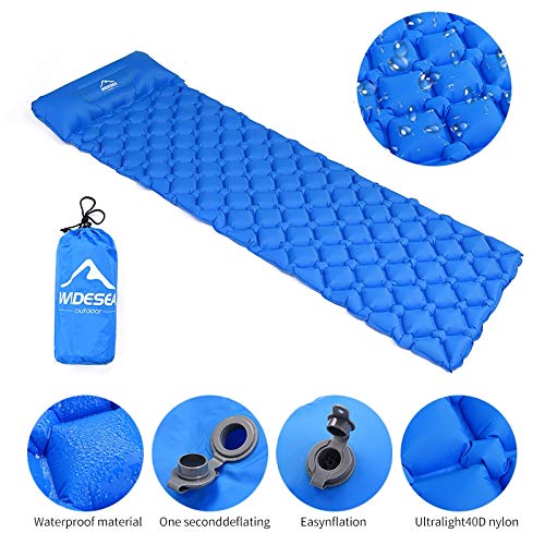Materassino Gonfiabile Per Tenda Da Campeggio – Singolo Con Pompa Integrata – 190 Cm