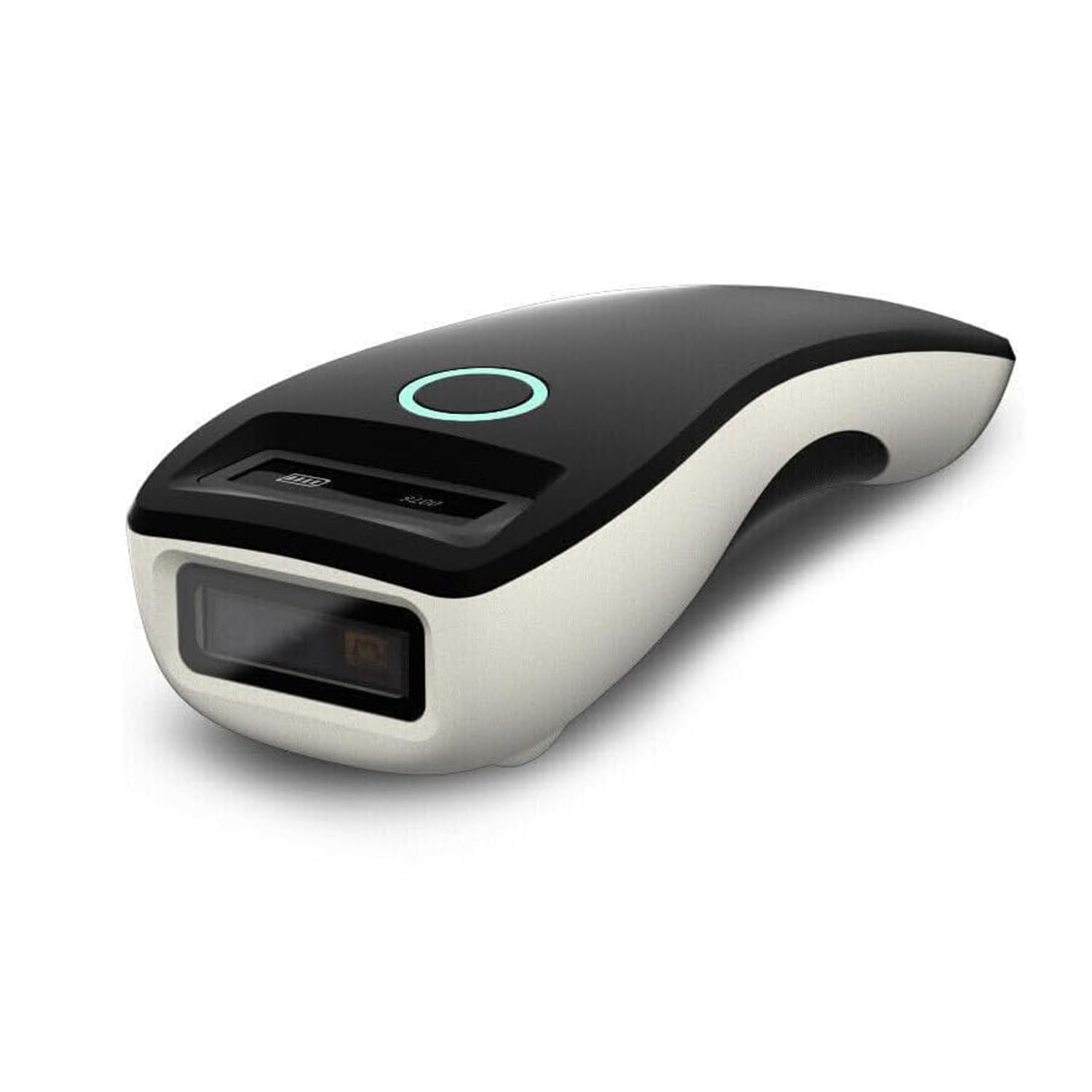 YANZEO Escáner de código de Barras portátil Mini 2D Barcode Reader Handheld USB 2.4G QR Code Scanner Wireless Bluetooth para Windows iOS Android System (Negro)