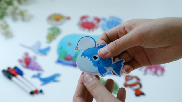 Imanes decorativos para puerta con tema marino, pack 15 piezas miniatura 7