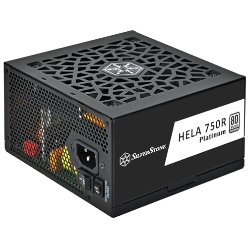 Image of SilverStone Technology HELA 750R Platinum 80 Plus Platinum 750W ATX 3.1 Power Supply, SST-HA750R-PM